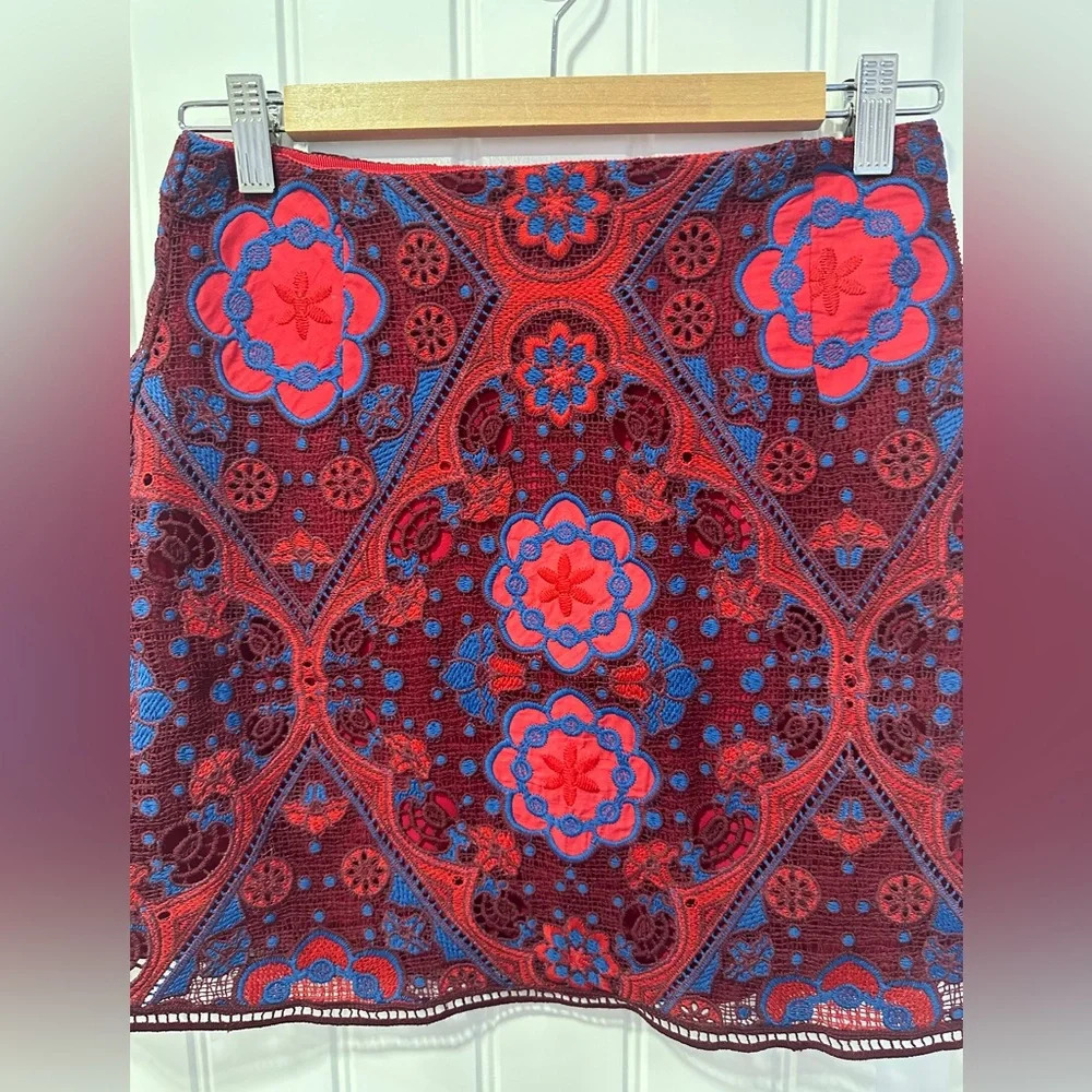 Sandro Paris | Embroidered Lily Skirt | Size: Small - Picture 3 of 13